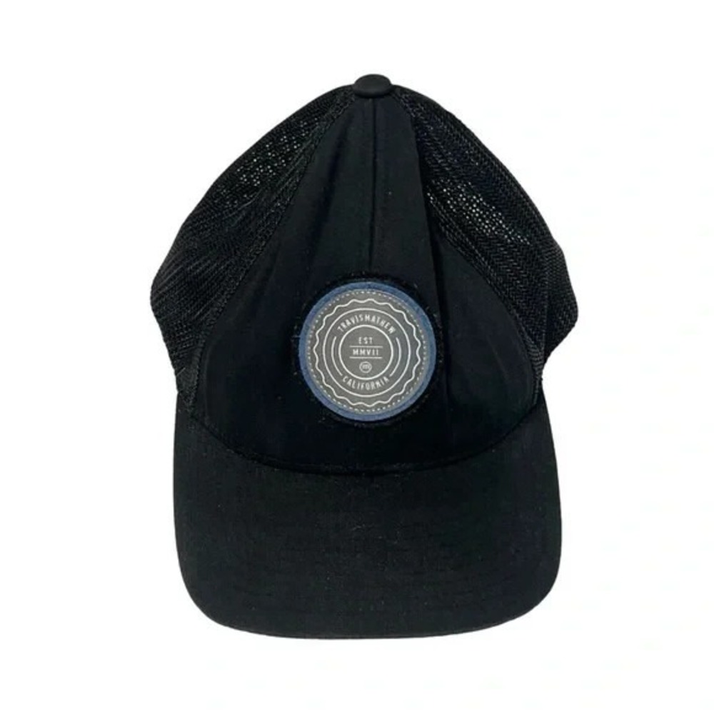 Travis Mathew Black Flex Fit Mesh Snapback Hat Baseball‎ Cap